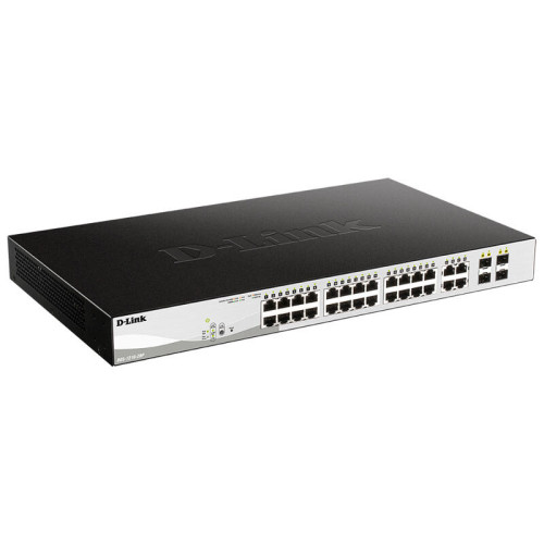 Коммутатор/ Управляемый L2 PoE-коммутатор, 24x1000Base-T PoE, 4xCombo 1000Base-T/SFP, PoE-бюджет 193 Вт, защита от статического электричества до 6 кВ, CLI Коммутатор/ Управляемый L2 PoE-коммутатор, 24x1000Base-T PoE, 4xCombo 1000Base-T/SFP, PoE-бюджет 193 Вт, защита от статического электричества до 6 кВ, CLI
