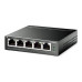 Коммутатор/ Easy Smart Gigabit 5-port switch with 4 PoE + ports, metal case, desktop installation, PoE budget-65W, 802.1 q VLAN support