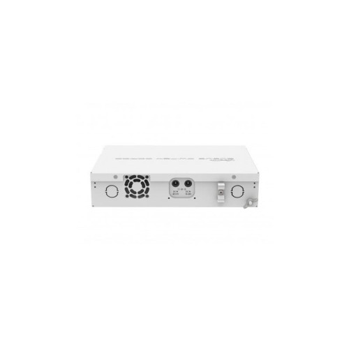 Коммутатор/ CRS112-8P-4S-IN Cloud Router Switch with QCA8511 400Mhz CPU, 128MB RAM, 8xGigabit LAN with PoE-out, 4xSFP, RouterOS L5, desktop case, PSU