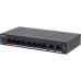 Коммутатор Dahua DH-CS4010-8ET-60 (L2) 8x100Мбит/с 2xКомбо(1000BASE-T/SFP) 60W управляемый