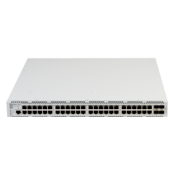 Ethernet-коммутатор MES2348P, 48 портов 10/100/1000 Base-T (PoE/PoE+), 4 порта 10GBase-R (SFP+)/1000Base-X (SFP), L3, 2 слота для модулей питания