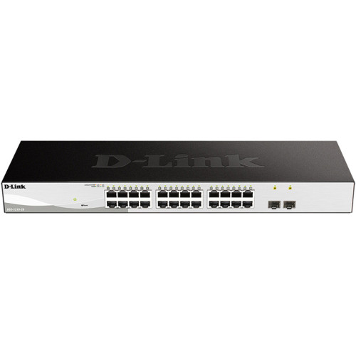 Коммутатор/ DGS-1210-26/FL Managed L2 Switch 24x1000Base-T, 2x1000Base-X SFP, Surge 6KV, CLI Коммутатор/ DGS-1210-26/FL Managed L2 Switch 24x1000Base-T, 2x1000Base-X SFP, Surge 6KV, CLI