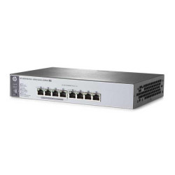 Сетевой коммутатор/ (eol)HPE 1820 8G PoE+ (65W) Switch(WEB Managed, 4*10/100/1000 PoE+, 4*10/100/1000, 65W, Fanless, Rack mounting, 19