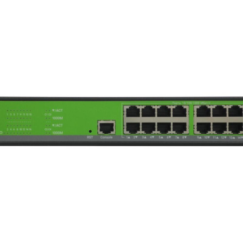 Коммутатор Digma DSW716G-4C-R (L2+) 16x1Гбит/с 4xКомбо(1000BASE-T/SFP) управляемый Коммутатор Digma DSW716G-4C-R (L2+) 16x1Гбит/с 4xКомбо(1000BASE-T/SFP) управляемый