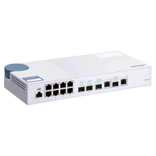 Коммутатор/ QNAP QSW-M408-2C Managed switch 10 Gb / s with 4 SFP + ports, 2 of which are combined with RJ-45, 8 1 Gb / s RJ-45 ports, bandwidth up to 96 Gb / s, JumboFrame support Коммутатор/ QNAP QSW-M408-2C Managed switch 10 Gb / s with 4 SFP + ports, 2 of which are combined with RJ-45, 8 1 Gb / s RJ-45 ports, bandwidth up to 96 Gb / s, JumboFrame support