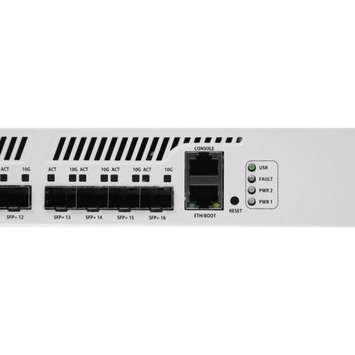 Коммутатор MikroTik CRS317-1G-16S+RM (L3) 1x1Гбит/с 16SFP+ управляемый