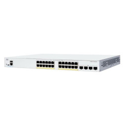 Коммутатор CISCO Catalyst 1300 24x 10/100/1000 RJ-45 PoE+, 4x 1Gb SFP uplinks, PoE+ 195W, Fanless, C1300-24P-4G