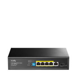 Коммутатор/ 5-Port 10/100/1000M PoE+ Switch 120W, 4-Port 10/100/1000M PoE+ ports, 120 watts total PoE budget, 60 watts for port #1, 802.3at/af, VLAN mode support for port #1 ~ #4, Extend mode support for port #3 ~ #4, Fanless, ±4KV Surge Protection,Watchd