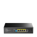 Коммутатор/ 5-Port 10/100/1000M PoE+ Switch 120W, 4-Port 10/100/1000M PoE+ ports, 120 watts total PoE budget, 60 watts for port #1, 802.3at/af, VLAN mode support for port #1 ~ #4, Extend mode support for port #3 ~ #4, Fanless, ±4KV Surge Protection,Watchd