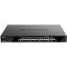 Коммутатор/ DGS-1520-28MP Managed L3 Stackable Switch 20x1000Base-T PoE, 4x2.5GBase-T PoE, 2x10GBase-T, 2x10GBase-X SFP+, PoE Budget 370W (740W with DPS-700), CLI, RJ45 Console, RPS