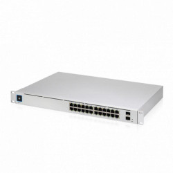 Коммутатор Ubiquiti UniFi Switch Pro 24 PoE  USW-Pro-24-POE  Ubiquiti PoE-коммутатор в стойку, 24х 1G RJ45, 2х 10G  USW-Pro-24-POE  SFP+, раздача 400 Вт RTL {2}
