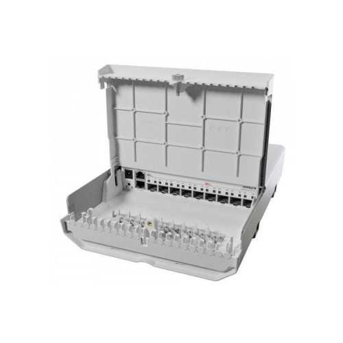 Коммутатор MikroTik NETFIBER 9 CRS310-1G-5S-4S+OUT (L3) 1x1Гбит/с 5SFP 4SFP+ 57W управляемый