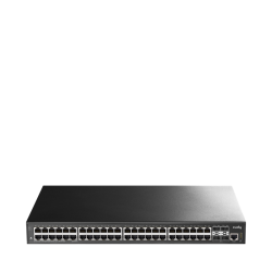 Коммутатор/ 48-Port Layer 3 Managed Gigabit Switch,48 Gigabit Ethernet ports + 4 10 Gigabit uplink SFP optical ports + 1 USB serial port + 1 console port, backplane bandwidth 176Gbps, three-layer network management function, support routing, DHCP, VLAN, M