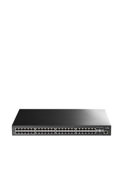 Коммутатор/ 48-Port Layer 3 Managed Gigabit Switch,48 Gigabit Ethernet ports + 4 10 Gigabit uplink SFP optical ports + 1 USB serial port + 1 console port, backplane bandwidth 176Gbps, three-layer network management function, support routing, DHCP, VLAN, M