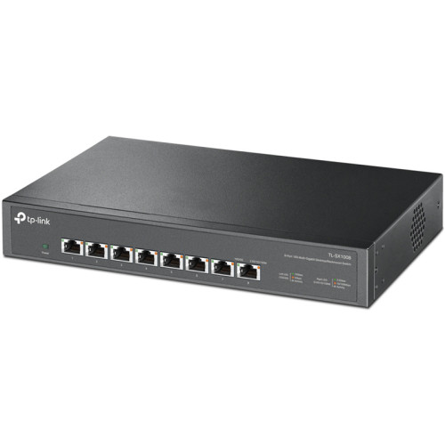 Коммутатор/ 8-port 10G Unmanaged Switch, 8 100/1G/2.5G/5G/10G RJ-45 ports, 1 Fan