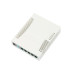 RB260GSP 5x Gigabit PoE out Ethernet Smart Switch, SFP cage, plastic case, SwOS