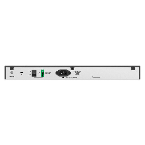 Коммутатор/ DGS-3000-28XMP/B Managed L2 Switch 24x1000Base-T PoE, 4x10GBase-X SFP+, PoE Budget 370W, Surge 6KV, CLI, RJ45 Console, RPS, Dying Gasp