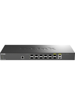 Коммутатор/ Smart L2+ Switch 10x10GBase-X SFP+, 2xCombo 10GBase-T/SFP+, CLI, RJ45 Console
