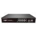 Коммутатор Gigabit Ethernet/ Управляемый L2+ PoE коммутатор Gigabit Ethernet на 8 RJ45 PoE + 2 x GE SFP порта. Порты: 8 x GE (10/100/1000 Base-T) с поддержкой PoE (IEEE 802.3af/at), 2 x GE SFP (1000 Base-X). Соответствует стандартам PoE IEEE 802.3af/at. К