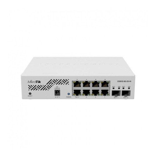 Коммутатор/ CSS610-8G-2S+IN Eight 1G Ethernet ports and two SFP+ ports for 10G fiber connectivity