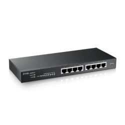 Коммутатор/ Zyxel NebulaFlex GS1915-8 Hybrid Smart L2 Switch, 8xGE, Silent (No Fan), Standalone/Cloud Management