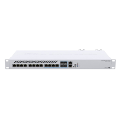 Коммутатор MikroTik CRS312-4C+8XG-RM (L3) 1x100Мбит/с 8x10Гбит/с 4xКомбо(10GBase-T/SFP+) управляемый