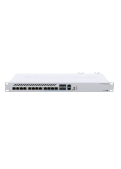 Коммутатор MikroTik CRS312-4C+8XG-RM (L3) 1x100Мбит/с 8x10Гбит/с 4xКомбо(10GBase-T/SFP+) управляемый