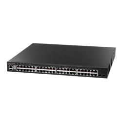 Коммутатор Edge-corE 48 x GE + 2 x 10G SFP+ ports + 1 x expansion slot (for dual 10G SFP+ ports) L3 Stackable Switch, w/ 1 x RJ45 console port, 1 x USB type A storage port, RPU connector, Stack up to 4 units Edge-corE ECS4620-52T