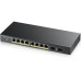 Коммутатор/ Smart L2 PoE+ Switch Zyxel GS1900-10HP, 8xGE PoE+, 2xSFP, Desktop, Silent, Budget PoE 77W