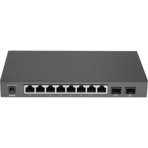 Коммутатор/ Omada 10-Port Gigabit Smart Switch with 8-Port PoE