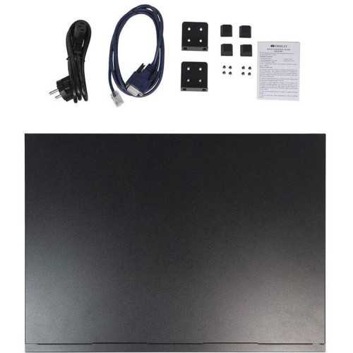 Коммутатор/ Managed L3 Switch 48x1000Base-T PoE, 6x10GBase-X SFP+, PoE Budget 880W, RJ45 Console, 19 Коммутатор/ Managed L3 Switch 48x1000Base-T PoE, 6x10GBase-X SFP+, PoE Budget 880W, RJ45 Console, 19