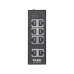 Коммутатор/ DIS-100E-8W Unmanaged Industrial Switch 8x100Base-TX, Surge 2KV, Alarm relay, DIN-Rail, metal case IP30, -40 to 75°C, only DC power, w/o power supply