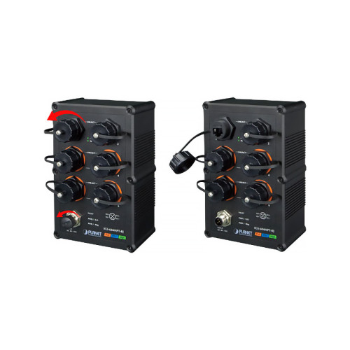 коммутатор/ PLANET IP67-rated Industrial L2+ 4-Port 10/100/1000T 802.3at PoE + 2-Port 10/100/1000T Managed Ethernet Switch(-40~75 degrees C), ERPS Ring, 1588, 6 x waterproof RJ45 connectors included коммутатор/ PLANET IP67-rated Industrial L2+ 4-Port 10/100/1000T 802.3at PoE + 2-Port 10/100/1000T Managed Ethernet Switch(-40~75 degrees C), ERPS Ring, 1588, 6 x waterproof RJ45 connectors included