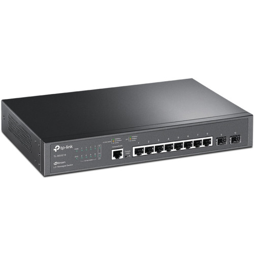 Сетевой коммутатор/ 10-port Pure-Gigabit L2 Managed Switch, 8 10/100/1000Mbps RJ45 ports including 2 Gigabit SFP slots