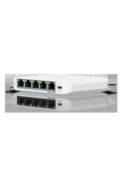 Коммутатор Ubiquiti UniFi Switch Flex Mini 2.5G Compact, 5-port 2.5G switch that can be powered with PoE or a USB-C adapter.