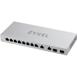 Zyxel XGS1210-12 Multi-Gigabit Smart L2 Switch, 8xGE, 2x1/2.5GE, 2xSFP+, Desktop, Silent
