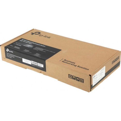 Коммутатор TP-Link TL-SG1218MP (L2) 18x1Гбит/с 2xКомбо(1000BASE-T/SFP) 16PoE+ 250W неуправляемый
