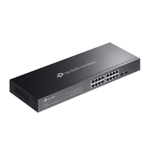 Коммутатор/ Jetstream 16-port gigabit smart switch with 2-gigabit uplink ports, 16 10/100/1000Mbps RJ-45 ports, 2 1000Mbps SFP slots, abundant L2/L2+ features, rack-mountable, support Omada SDN mode and individual mode