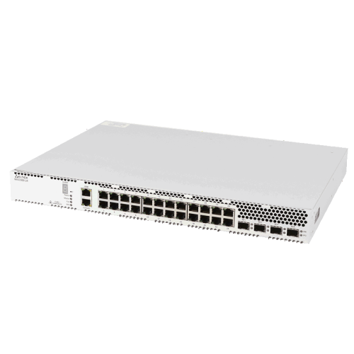 Ethernet-коммутатор MES3300-24, 1 порт 10/100/1000BASE-T (OOB), 24 порта 10/100/1000BASE-T, 4 порта 10GBASE-R (SFP+)/1000BASE-X (SFP), L3