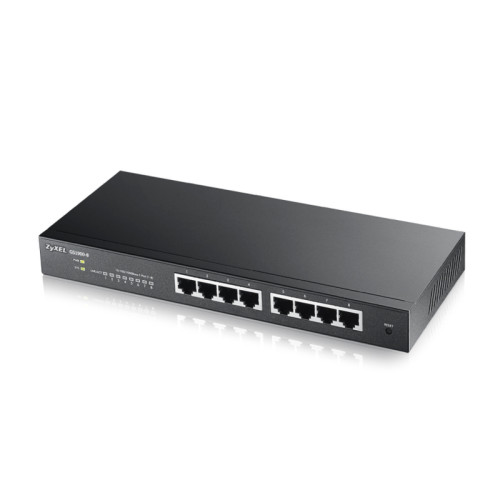 Zyxel GS1900-8 Smart L2 switch , 8xGE, desktop, silent