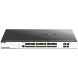 Коммутатор/ Managed L2 Switch 24x1000Base-X SFP, 4x10GBase-X SFP+, CLI, RJ45 Console, RPS, Dying Gasp