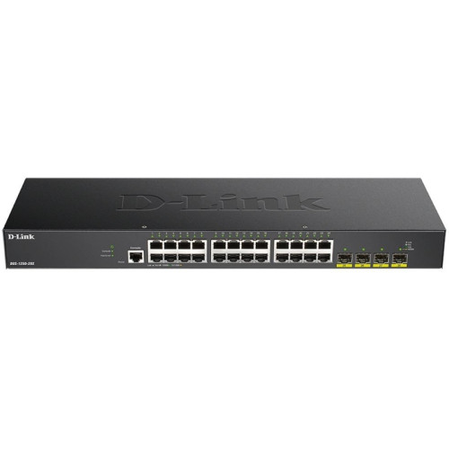 Коммутатор D-Link DGS-1250-28X/RU/A1A (L2) 24x1Гбит/с 4SFP+ управляемый