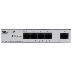 Unmanaged Switch 4x1000Base-T PoE, 1x1000Base-T, PoE Budget 60W, Long-range PoE up to 250m, metal case