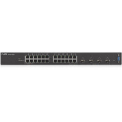 Коммутатор/ ZYXEL XGS2210-28, 24 port Gigabit L2 managed switch, 4x 10G