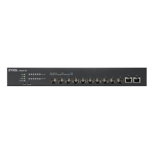 Коммутатор/ Zyxel NebulaFlex XS1930-12F Hybrid Multi-Gigabit Smart L2+ Switch, rack 19