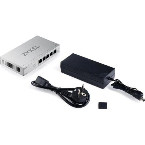 Коммутатор Zyxel GS1200-5HPV3-EU0101F (L2) 5x1Гбит/с 4PoE+ 68W управляемый Коммутатор Zyxel GS1200-5HPV3-EU0101F (L2) 5x1Гбит/с 4PoE+ 68W управляемый
