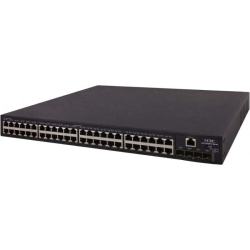 Коммутатор H3C/ H3C S5048PV3-EI-PWR L2 Ethernet Switch with 48*10/100/1000Base-T PoE+ Ports(AC 370W,DC 740W) and 4*1000Base-X SFP Ports,(AC/DC)