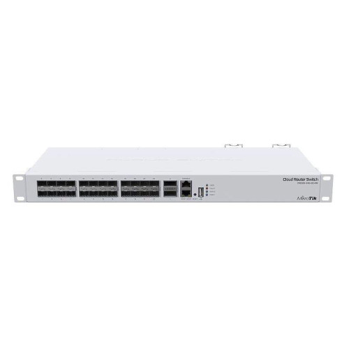 Коммутатор MikroTik CRS326-24S+2Q+RM (L3) 1x100Мбит/с 24SFP+ 2xQSFP+ управляемый