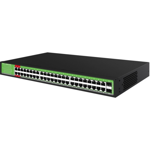 Коммутатор Digma DSP248G-2S-R800 DSP248G-2S-R800 V1 (L2) 48x1Гбит/с 2SFP 48PoE 48PoE+ 4PoE++ 800W неуправляемый