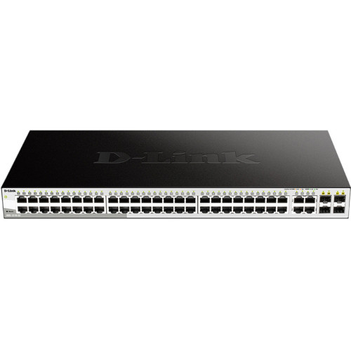 Коммутатор/ DGS-1210-52/FL Managed L2 Switch 48x1000Base-T, 4xCombo 1000Base-T/SFP, Surge 6KV, CLI Коммутатор/ DGS-1210-52/FL Managed L2 Switch 48x1000Base-T, 4xCombo 1000Base-T/SFP, Surge 6KV, CLI